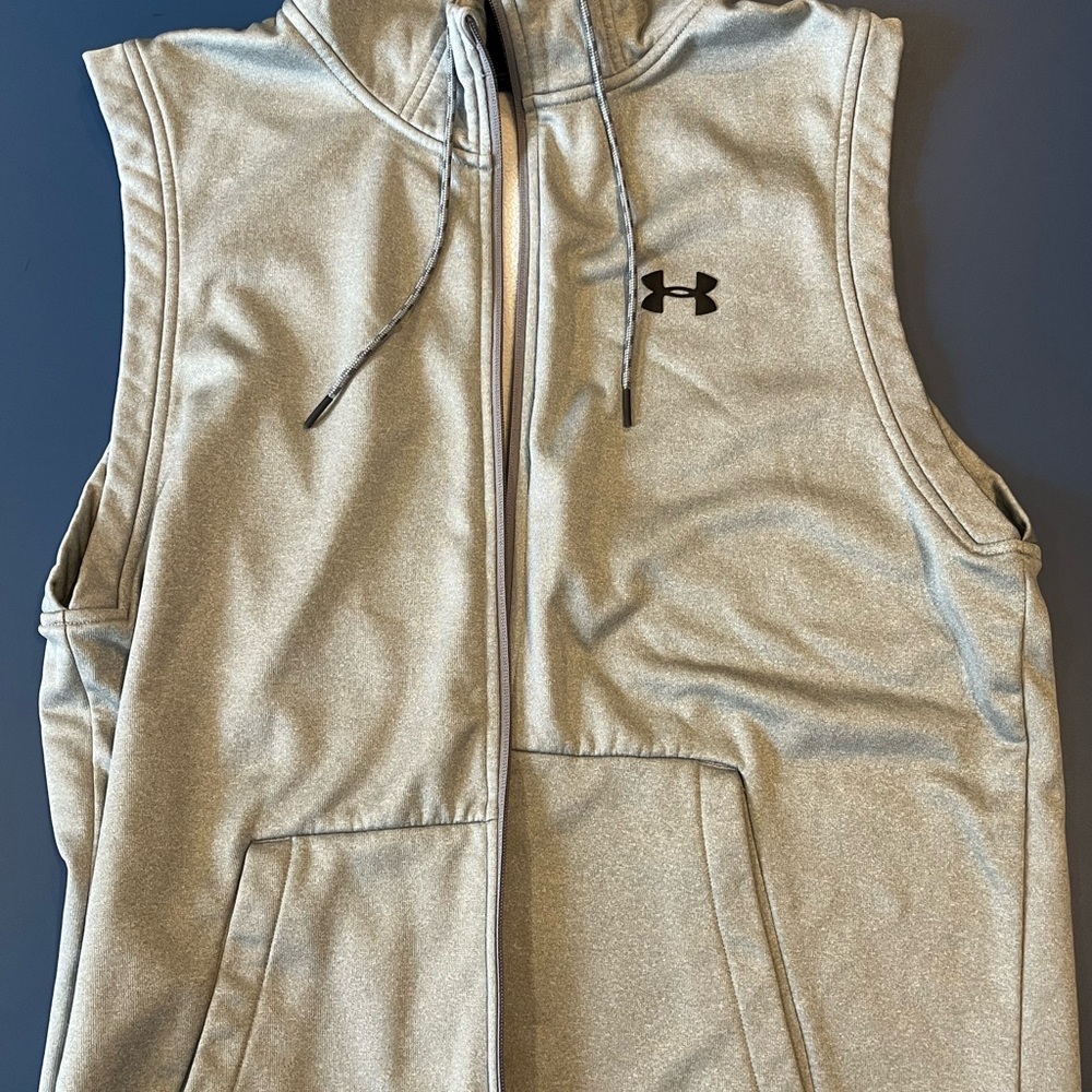 Under Armour Gray Sleeveless Hoodie